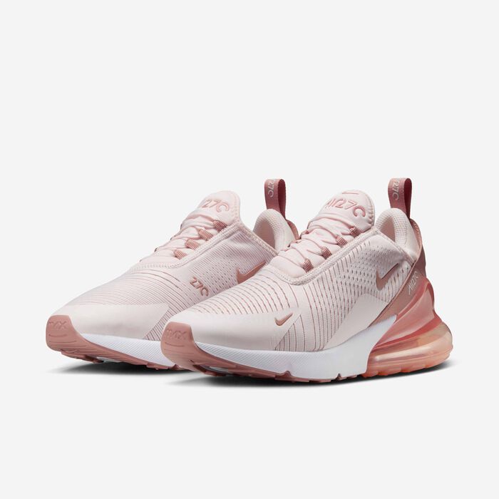 Nike Women's Air Max 270 Shoes Pink Nike Women's Air Max 270 Shoes Pink image number 4