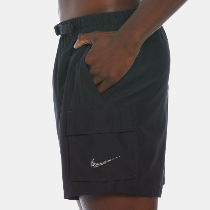 Nike Swim Men's Voyage Volley Swimming Shorts Black Nike Swim Men's Voyage Volley Swimming Shorts Black image number 8