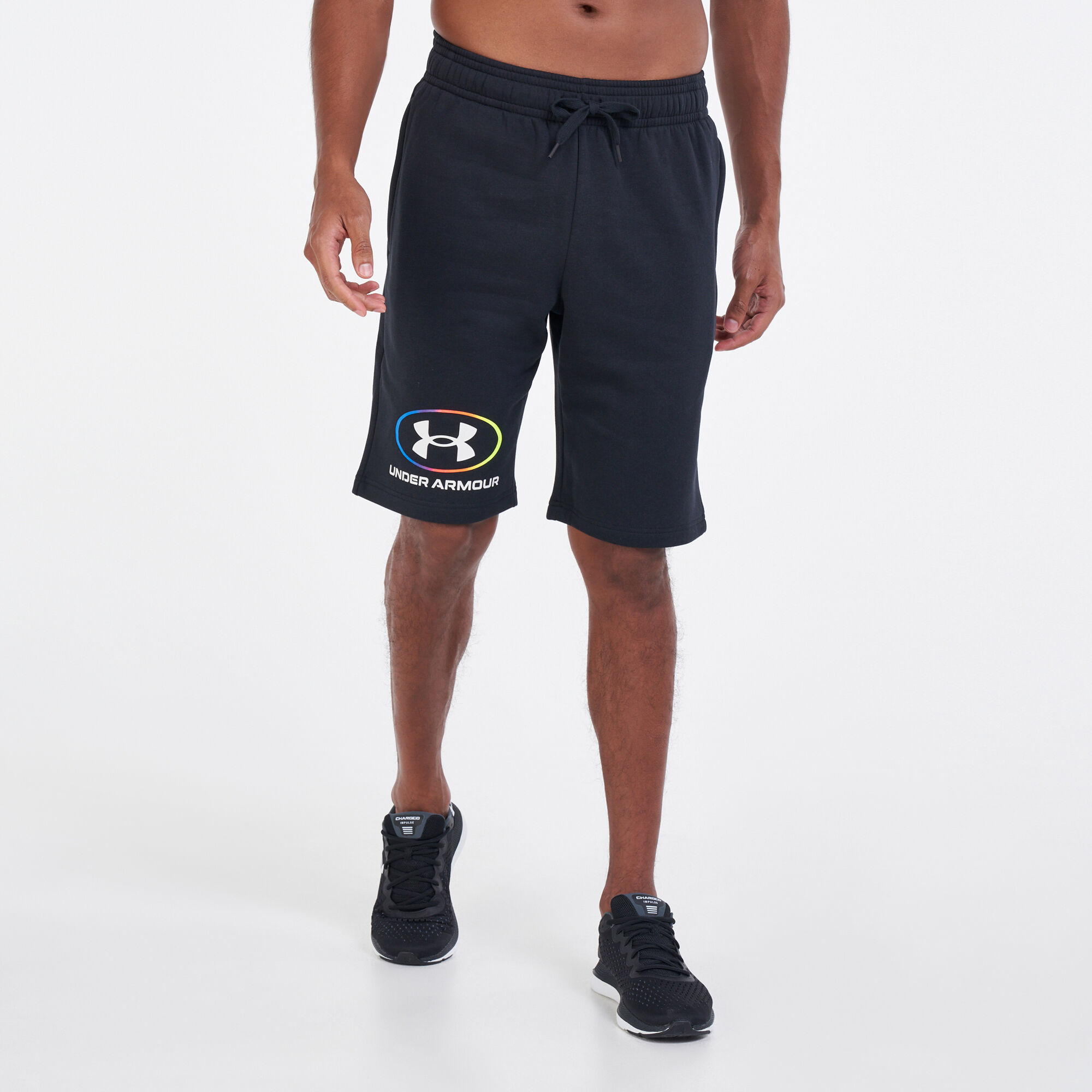 Under armour men's rival fleece shorts best sale