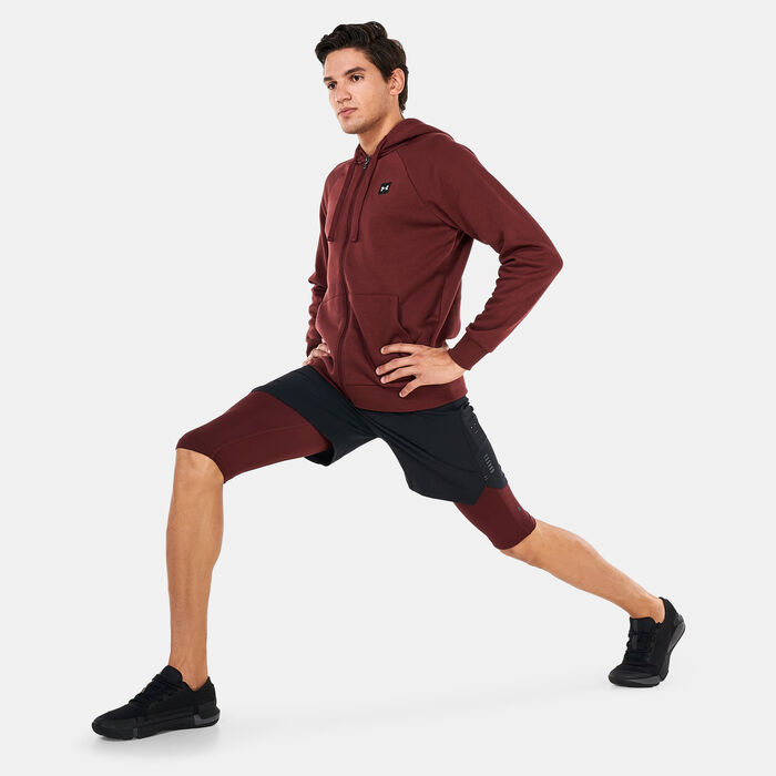 Under Armour Men's UA RUSH™ HeatGear® 2.0 Long Shorts Red Under Armour Men's UA RUSH™ HeatGear® 2.0 Long Shorts Red image number 2