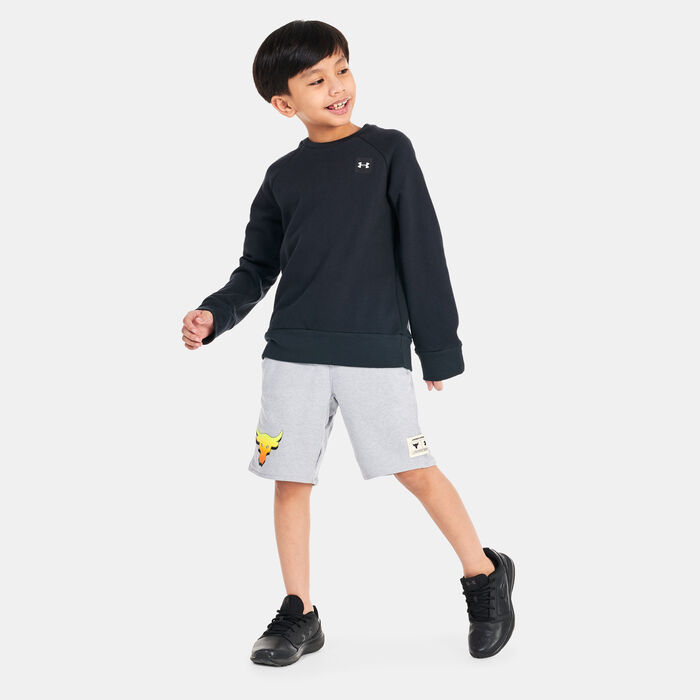Under Armour Kids' UA Rival Fleece Sweatshirt Black image number 2