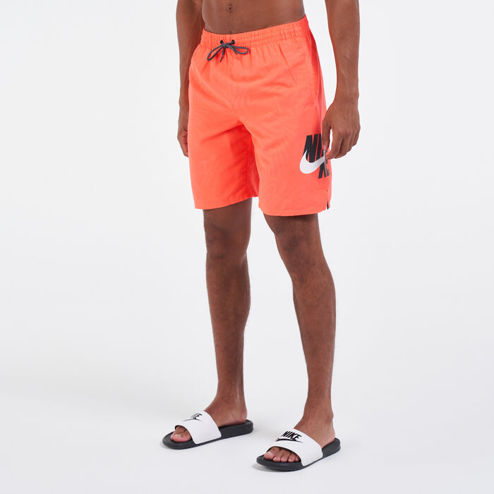 Nike Swim Men's 9-Inch Volley Shorts Red Nike Swim Men's 9-Inch Volley Shorts Red image number 0