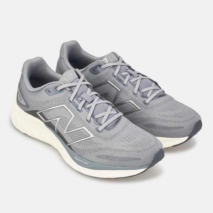 New Balance Men's Fresh Foam 680v8 Running Shoes Grey New Balance Men's Fresh Foam 680v8 Running Shoes Grey image number 2
