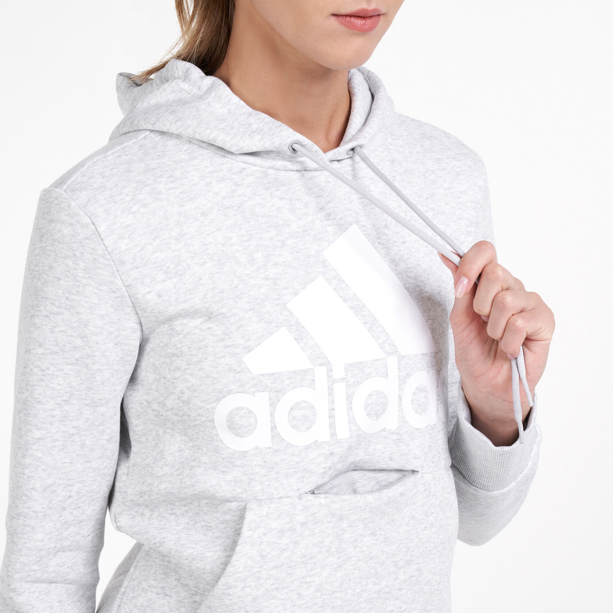 Adidas grey jumper womens discount