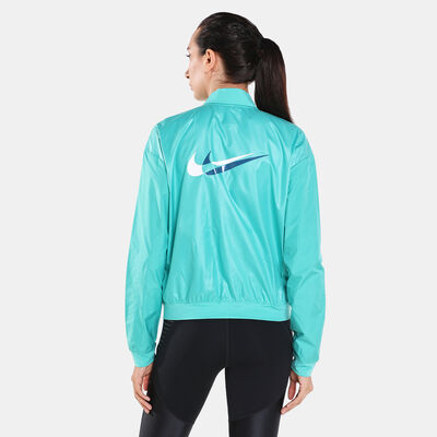 Nike Women's Swoosh Running Jacket Green