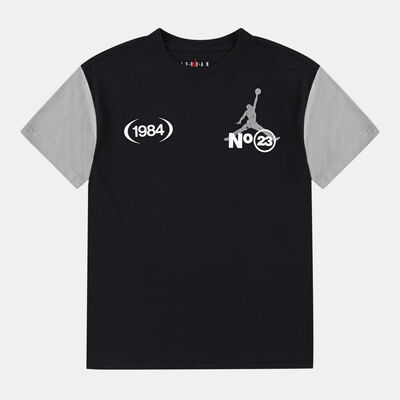 Jordan Kids' 1984 Stack T-Shirt Black