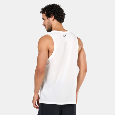 Nike Men's Yoga Dri-FIT Graphic Tank Top White