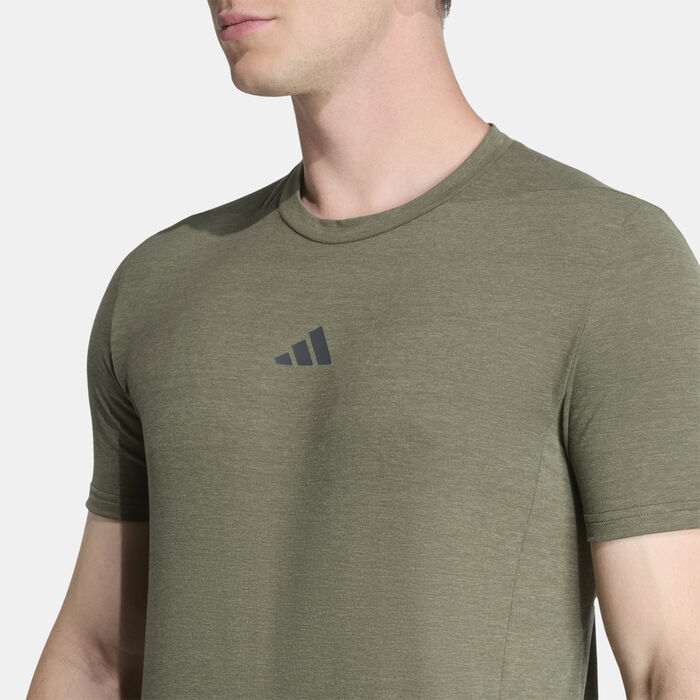 adidas Men's Designed For Training T-Shirt Green image number 4