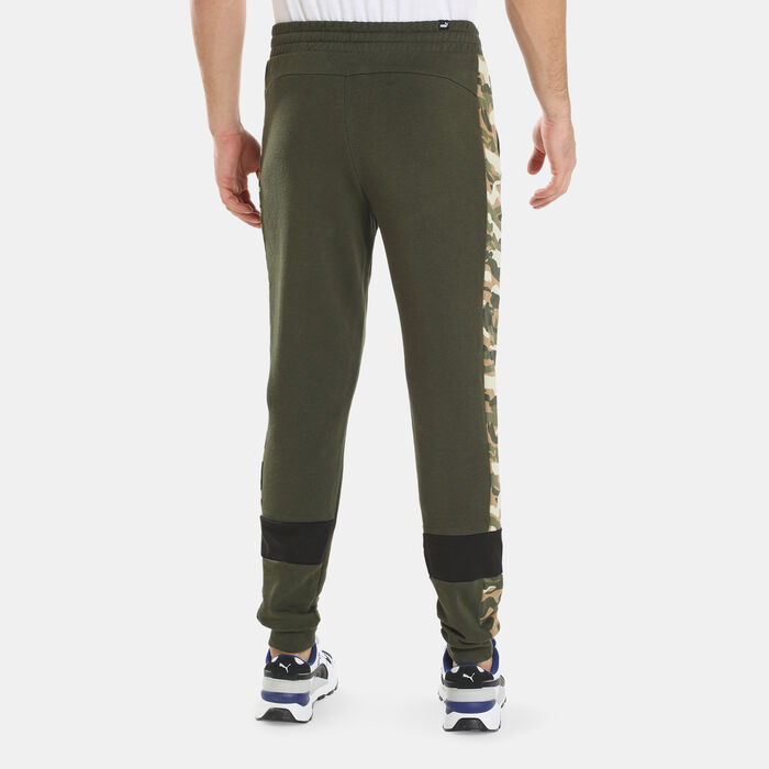 PUMA Men's Essentials+ Camo Sweatpants Green PUMA Men's Essentials+ Camo Sweatpants Green image number 1
