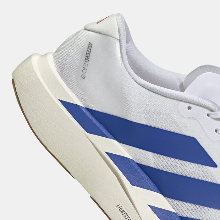adidas Women's Adizero EVO SL Shoes White adidas Women's Adizero EVO SL Shoes White image number 5