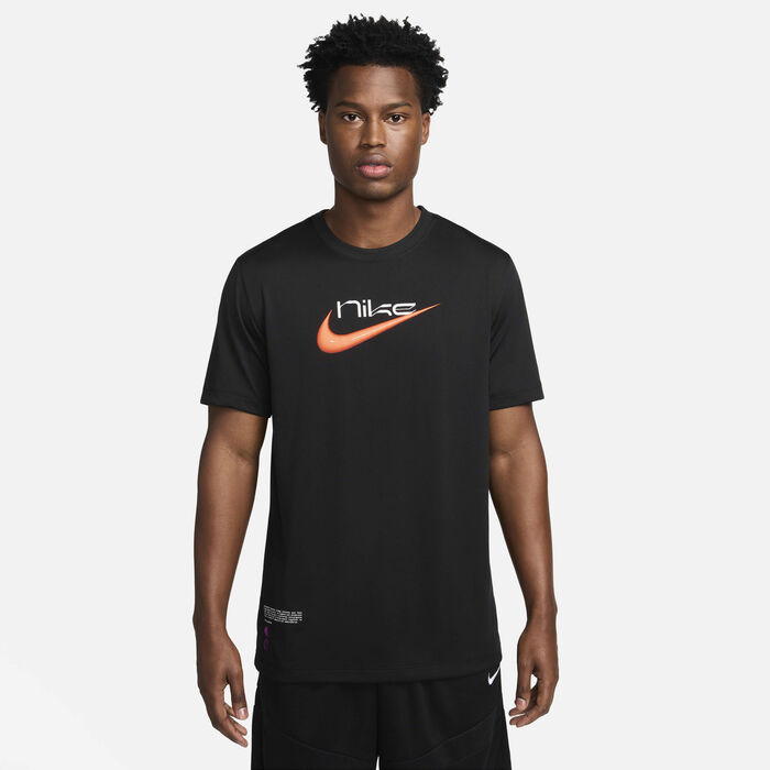 Nike Men's Dri-FIT Basketball T-Shirt Black Nike Men's Dri-FIT Basketball T-Shirt Black image number 1