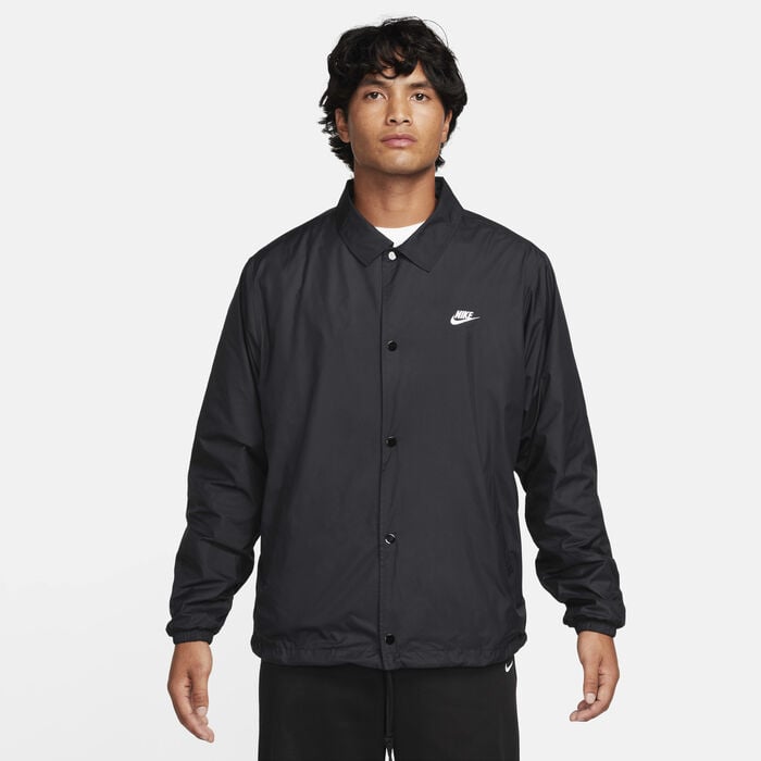 Nike Men's Club Coaches' Jacket Black Nike Men's Club Coaches' Jacket Black image number 0