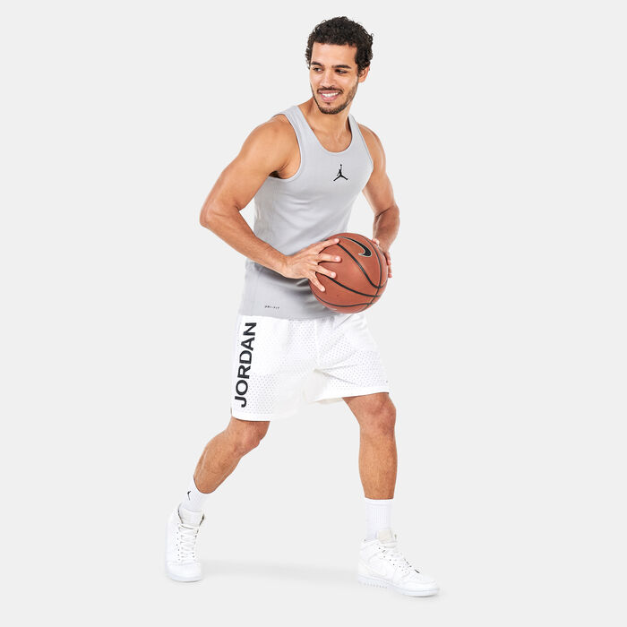Jordan Men's Dri-FIT Sport BC Mesh Graphic Shorts White image number 2
