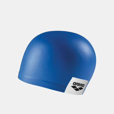Arena Logo Moulded Swimming Cap Blue