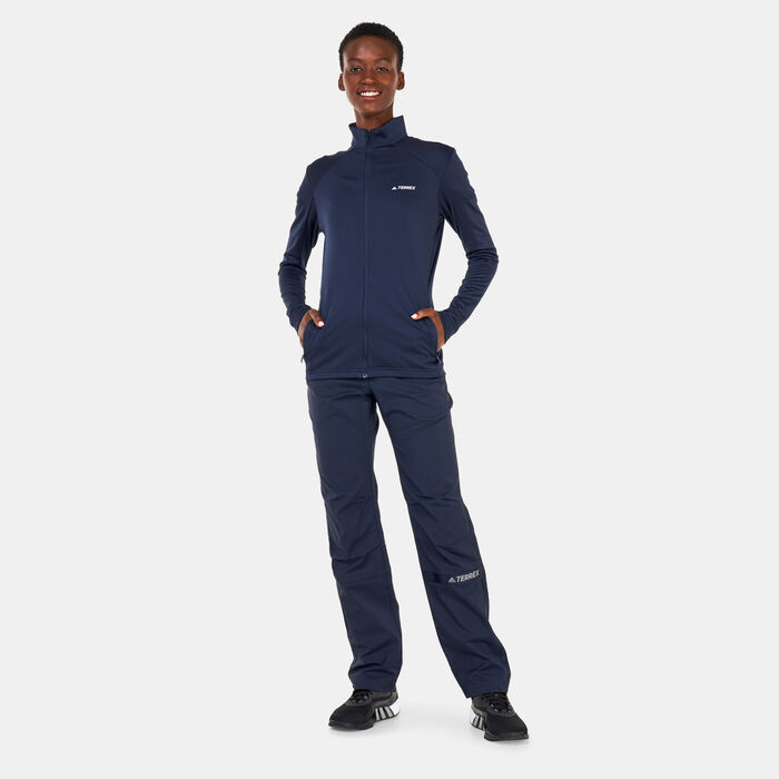 adidas Women's Terrex Multi Full-Zip Jacket Blue adidas Women's Terrex Multi Full-Zip Jacket Blue image number 2