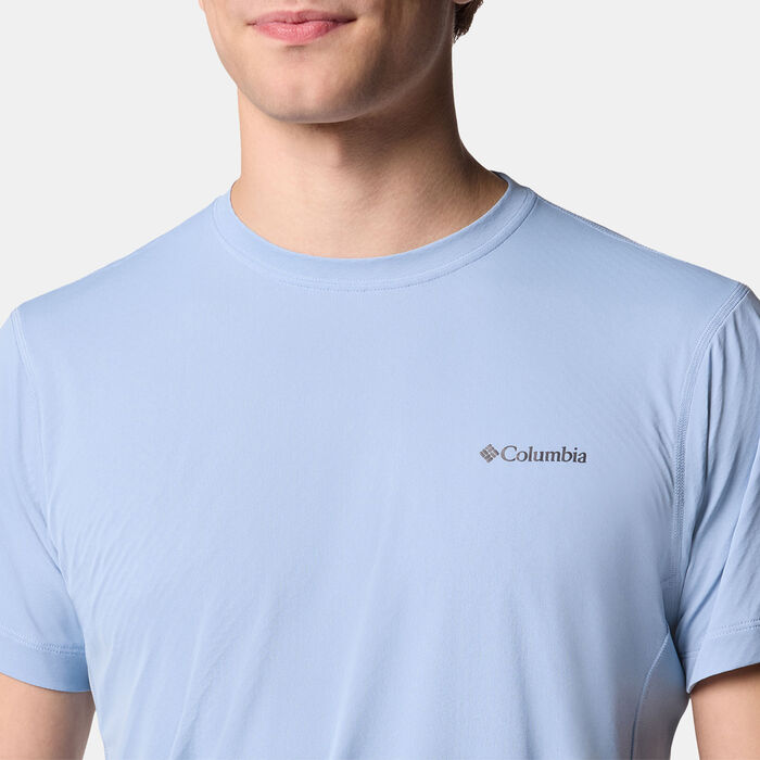 Columbia Men's Zero Rules Light Technical Hiking T-Shirt Blue Columbia Men's Zero Rules Light Technical Hiking T-Shirt Blue image number 3