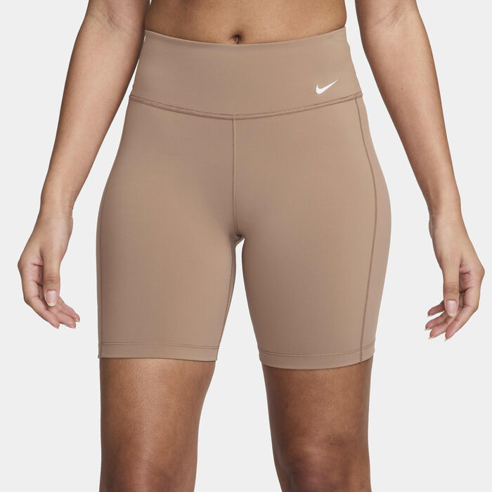 Nike Women's One Leak Protection: Period Mid-Rise Biker Shorts Black Nike Women's One Leak Protection: Period Mid-Rise Biker Shorts Black image number 1