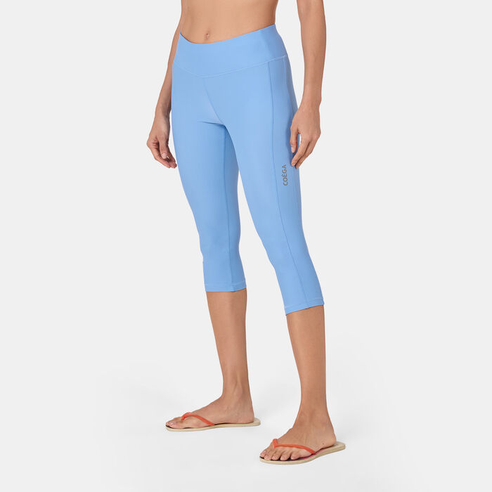 COEGA Women's 3/4 Swimming Leggings Blue image number 0