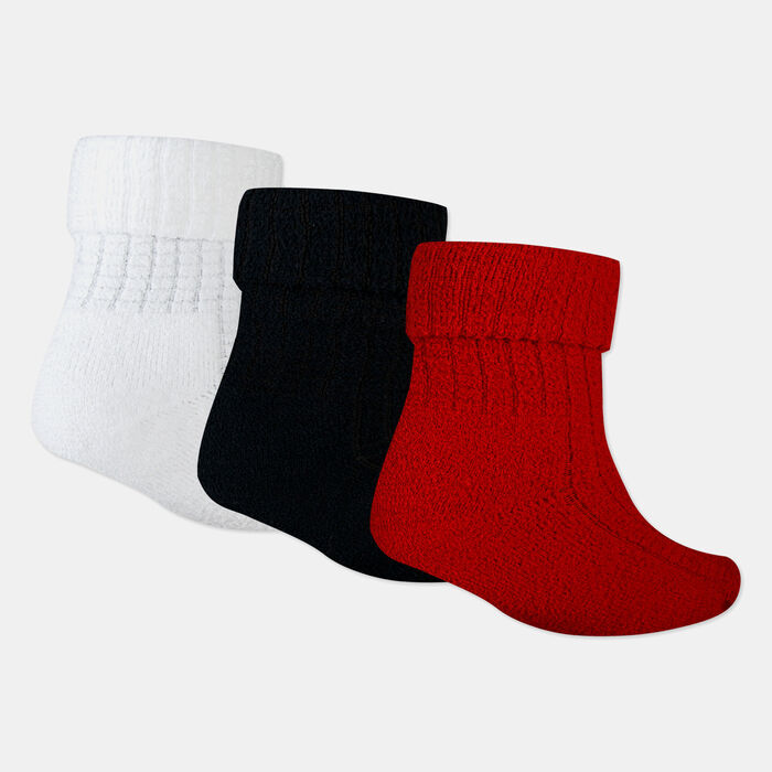 Nike Cushioned Ankle Socks (3 Pair) Black Nike Cushioned Ankle Socks (3 Pair) Black image number 1