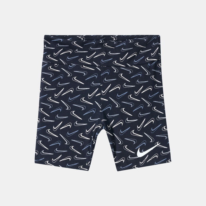 Nike Kids' Swoosh Logo Bike Shorts (Younger Kids) Black Nike Kids' Swoosh Logo Bike Shorts (Younger Kids) Black image number 0