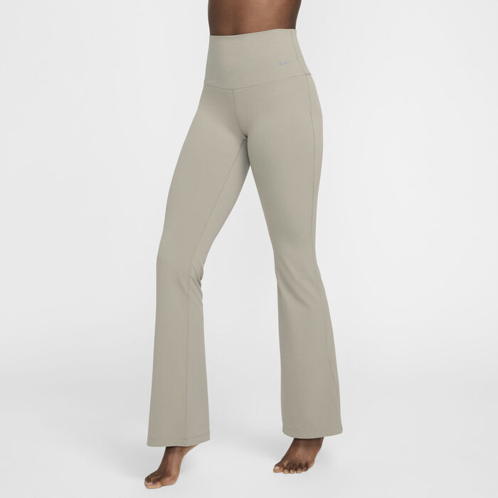 Nike Women's Zenvy Flared Leggings Grey Nike Women's Zenvy Flared Leggings Grey image number 2