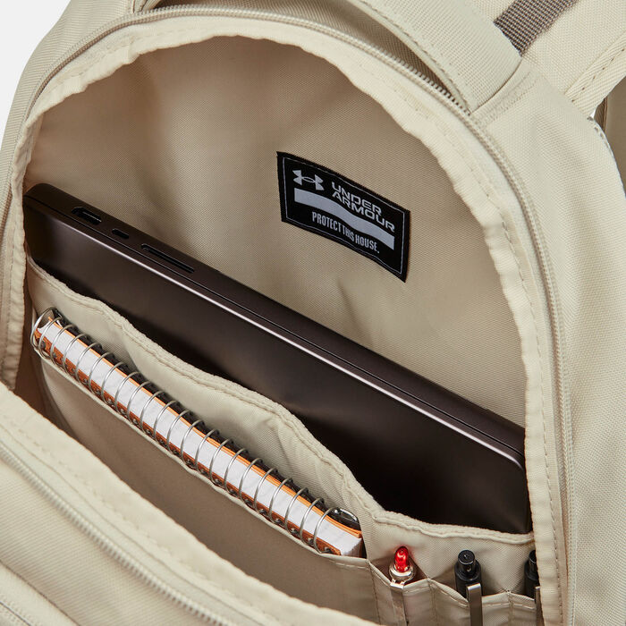 Under Armour Hustle 6.0 Backpack Beige Under Armour Hustle 6.0 Backpack Beige image number 3