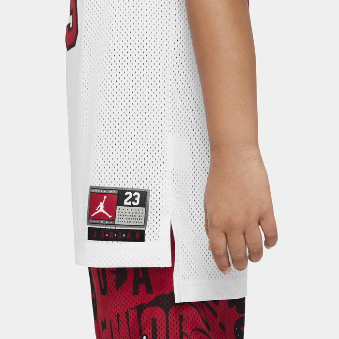 Jordan Kids' 23 Jersey White Jordan Kids' 23 Jersey White image number 3