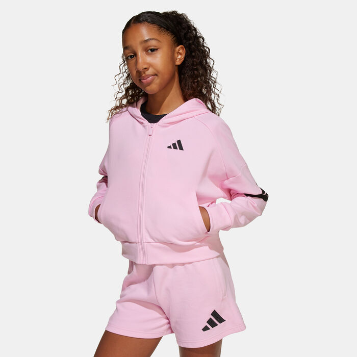 adidas Kids' Future Icons Track Jacket Pink adidas Kids' Future Icons Track Jacket Pink image number 0