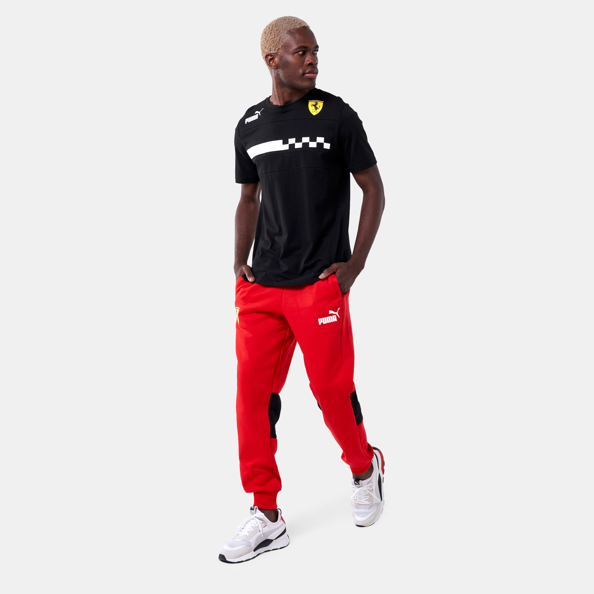 Puma ferrari cheap sweatsuit mens