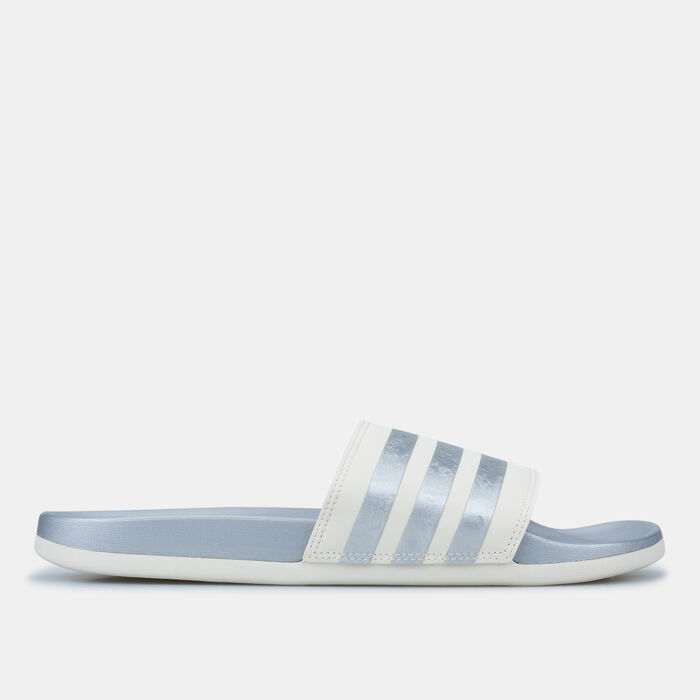 adidas Adilette Comfort Slides Mettalic adidas Adilette Comfort Slides Mettalic image number 1