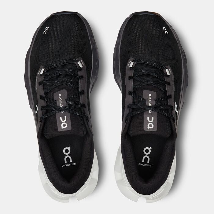 On Women's Cloudflyer 5 Running Shoes Black On Women's Cloudflyer 5 Running Shoes Black image number 4