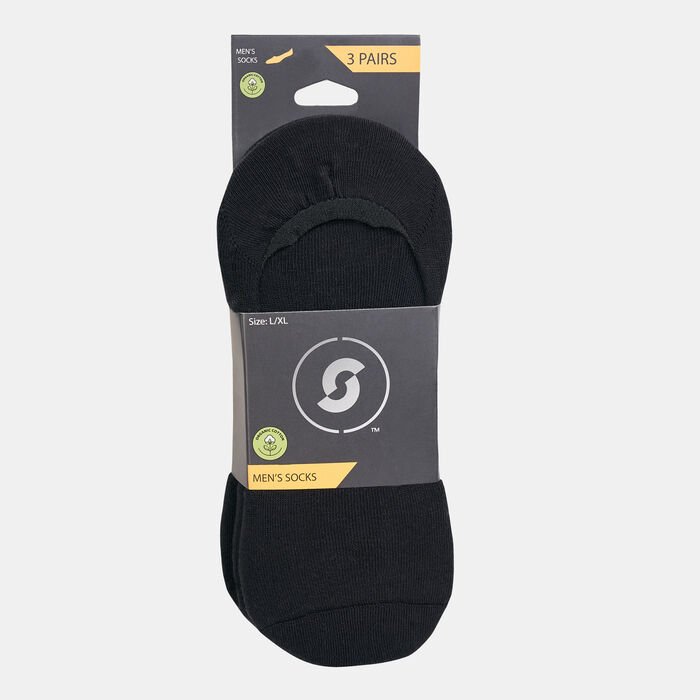 Sun and Sand Sports Men's Half-Cushioned No-Show Socks (3 Pack) - L/XL Black Sun and Sand Sports Men's Half-Cushioned No-Show Socks (3 Pack) - L/XL Black image number 1