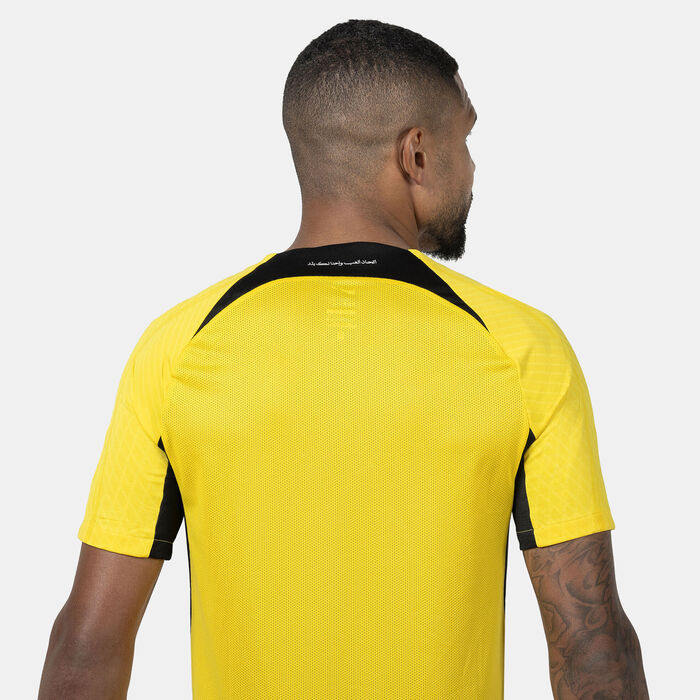 Nike Men's Al-Ittihad 2024/25 Away Replica Football Jersey yellow Nike Men's Al-Ittihad 2024/25 Away Replica Football Jersey yellow image number 1
