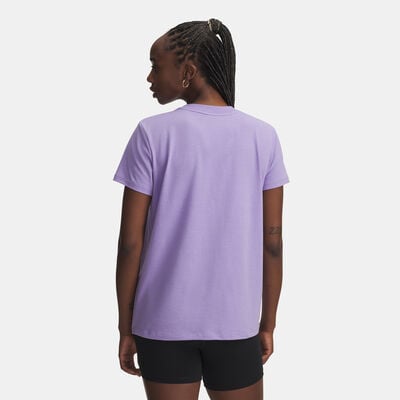 Under Armour Women's Rival Core T-Shirt Purple Under Armour Women's Rival Core T-Shirt Purple