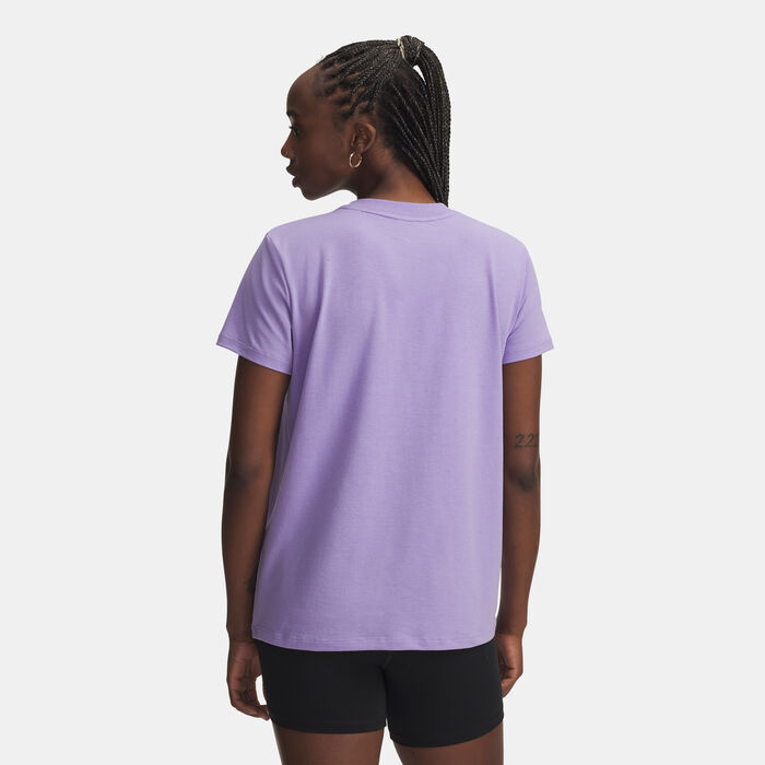 Under Armour Women's Rival Core T-Shirt Purple Under Armour Women's Rival Core T-Shirt Purple image number 1