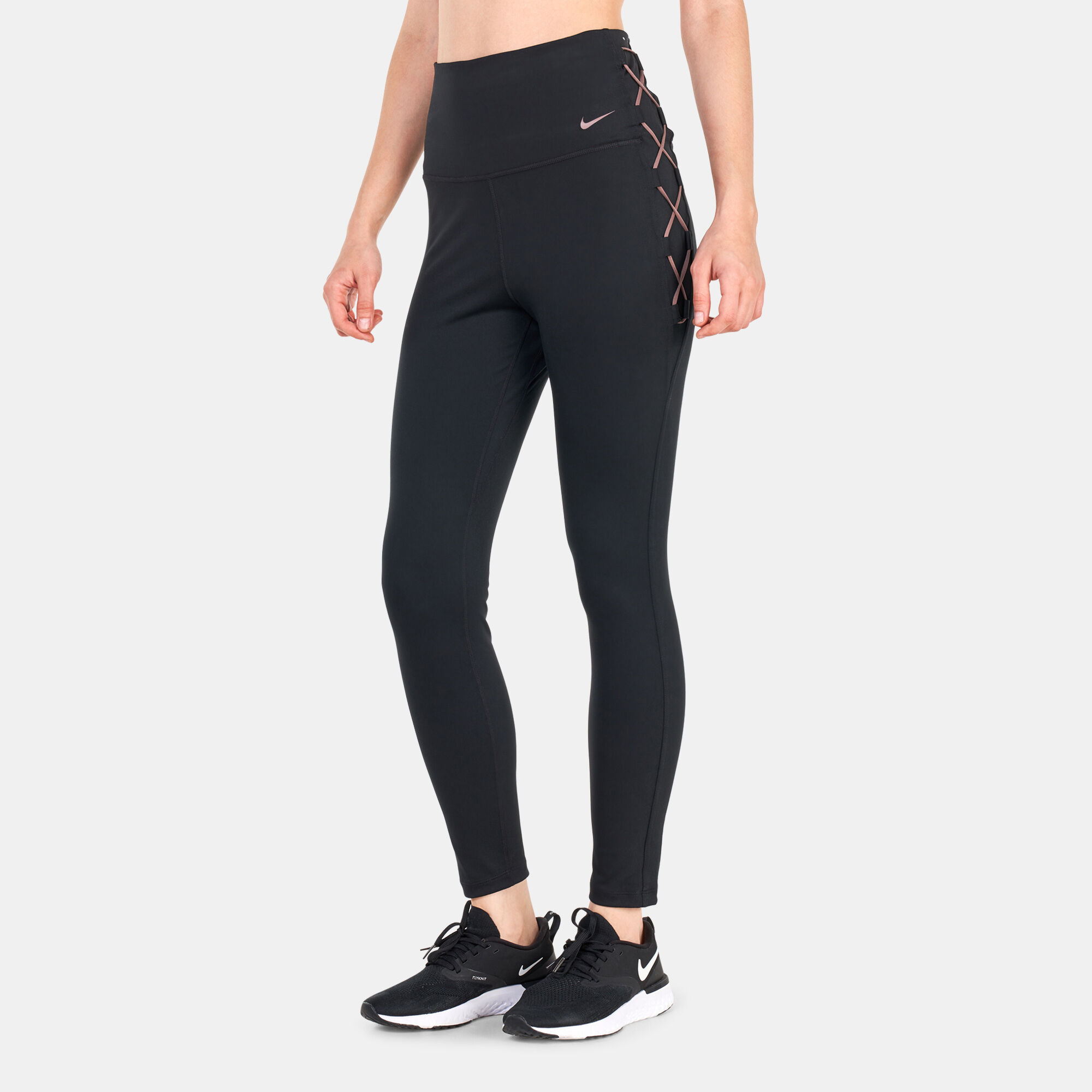 Nike lace up leggings deals