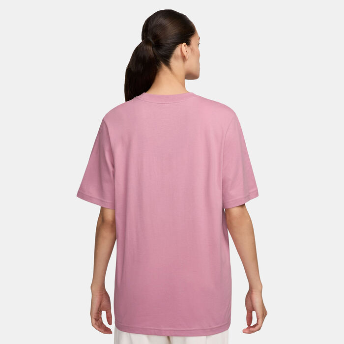 Nike Women's Sportswear Essential T-Shirt Pink Nike Women's Sportswear Essential T-Shirt Pink image number 1