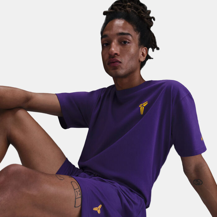 Nike Men's Kobe Bryant Dri-FIT Basketball Pants Purple Nike Men's Kobe Bryant Dri-FIT Basketball Pants Purple image number 5