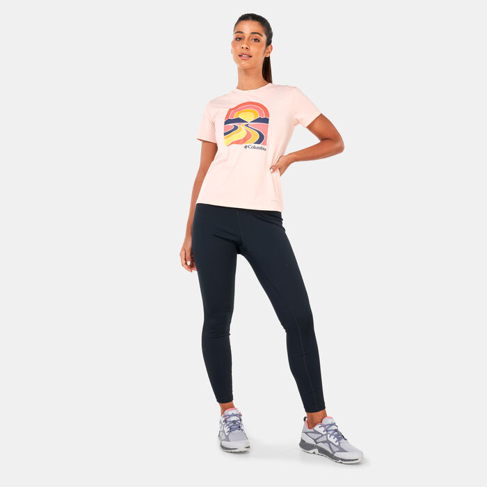 Columbia Women's Sun Trek™ Graphic II T-Shirt Pink Columbia Women's Sun Trek™ Graphic II T-Shirt Pink image number 2