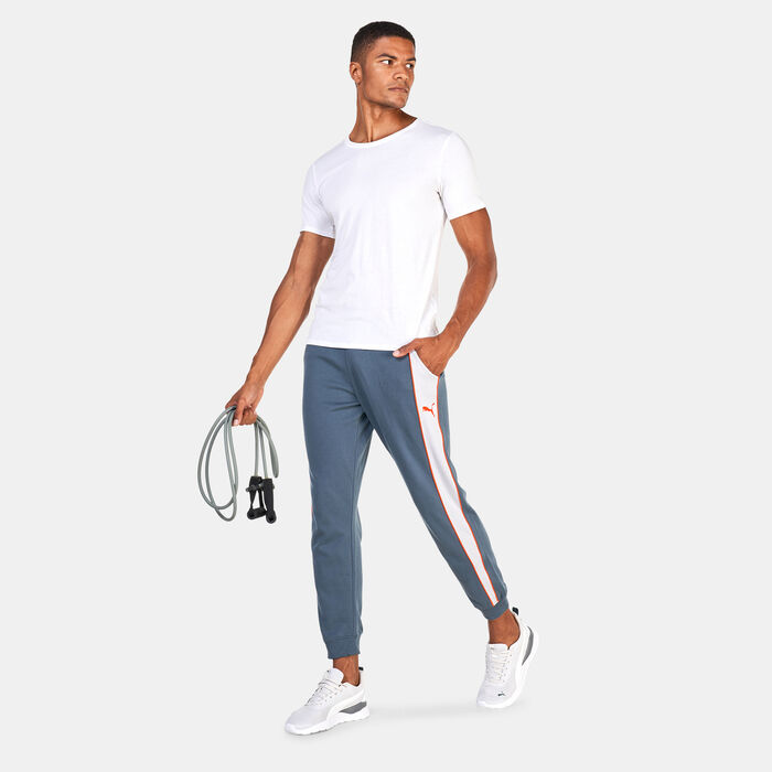 PUMA Men's Train Knit Joggers Grey PUMA Men's Train Knit Joggers Grey image number 2