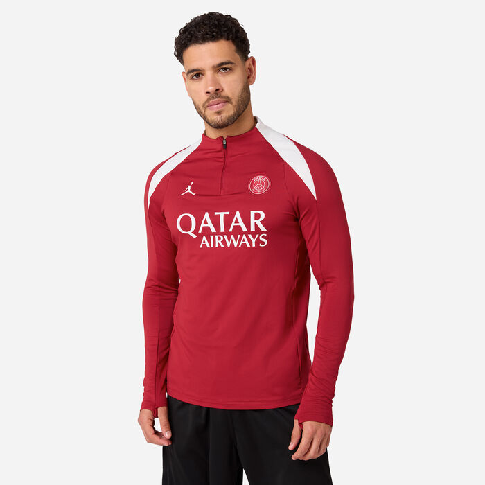 Jordan Men's Paris Saint-Germain Strike 4th Drill Football Top Red Jordan Men's Paris Saint-Germain Strike 4th Drill Football Top Red image number 0