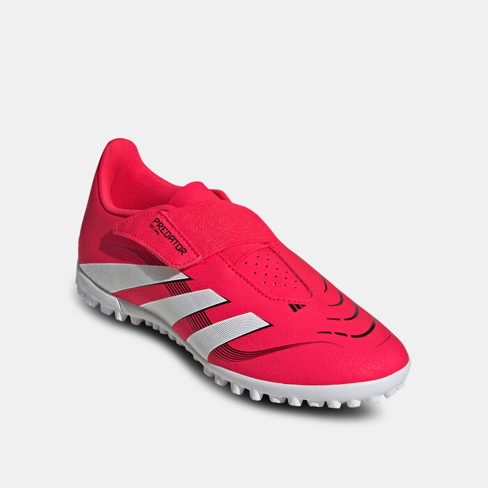adidas Kids' Predator Club Turf Ground Football Shoes Black adidas Kids' Predator Club Turf Ground Football Shoes Black image number 1