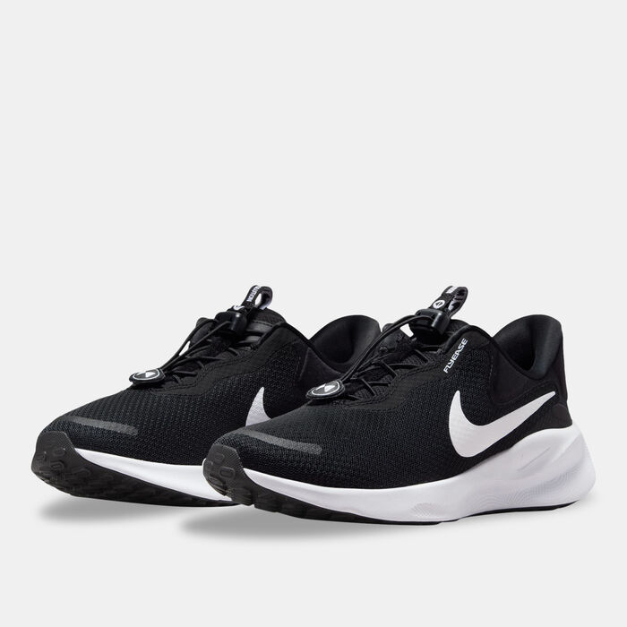 Nike Men's Revolution 7 EasyOn Road Running Shoes Black image number 1