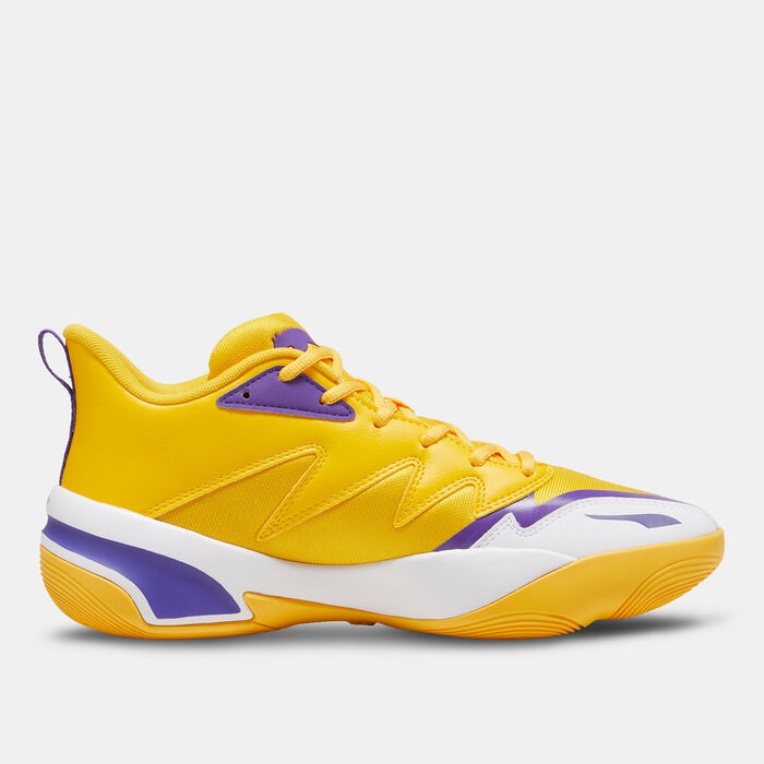 PUMA Men's Genetics Basketball Shoes yellow PUMA Men's Genetics Basketball Shoes yellow image number 2
