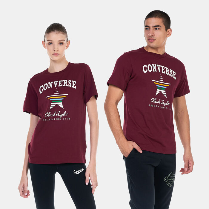 Converse Go-To Chuck Taylor Retro T-Shirt Red Converse Go-To Chuck Taylor Retro T-Shirt Red image number 0