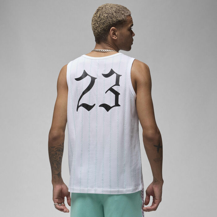 Jordan Men's Flight MVP Tank Top White Jordan Men's Flight MVP Tank Top White image number 1