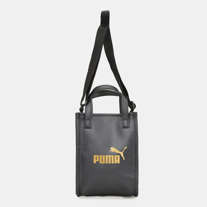 PUMA Women's Core Up Mini Tote Cross Body Bag Black PUMA Women's Core Up Mini Tote Cross Body Bag Black image number 0
