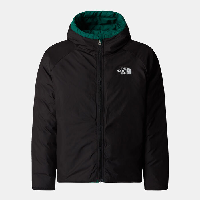 The North Face Kids' Reversible Perrito Full-Zip Hoodie Green The North Face Kids' Reversible Perrito Full-Zip Hoodie Green image number 2