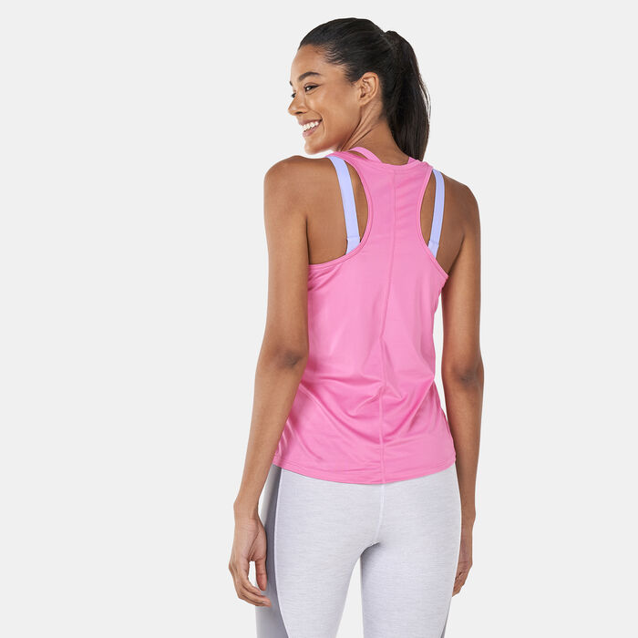 Nike Women's Dri-FIT One Training Tank Top Pink image number 1