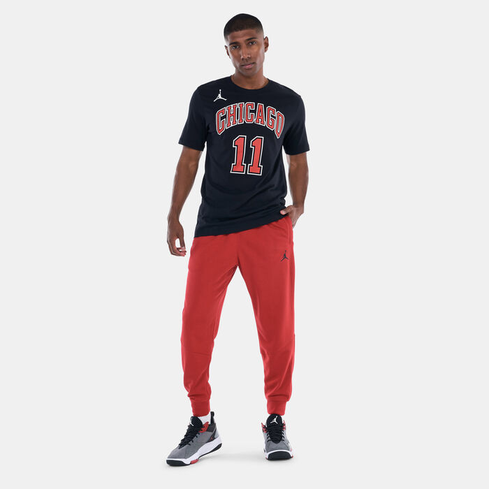 Jordan Men's Dri-FIT Sport Fleece Pants Red Jordan Men's Dri-FIT Sport Fleece Pants Red image number 2